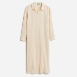 J. Crew Long beach shirt in airy gauze XL